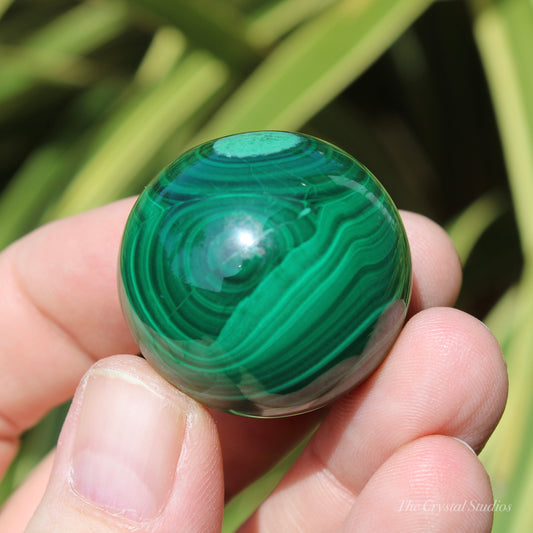 Malachite Polished Crystal Sphere