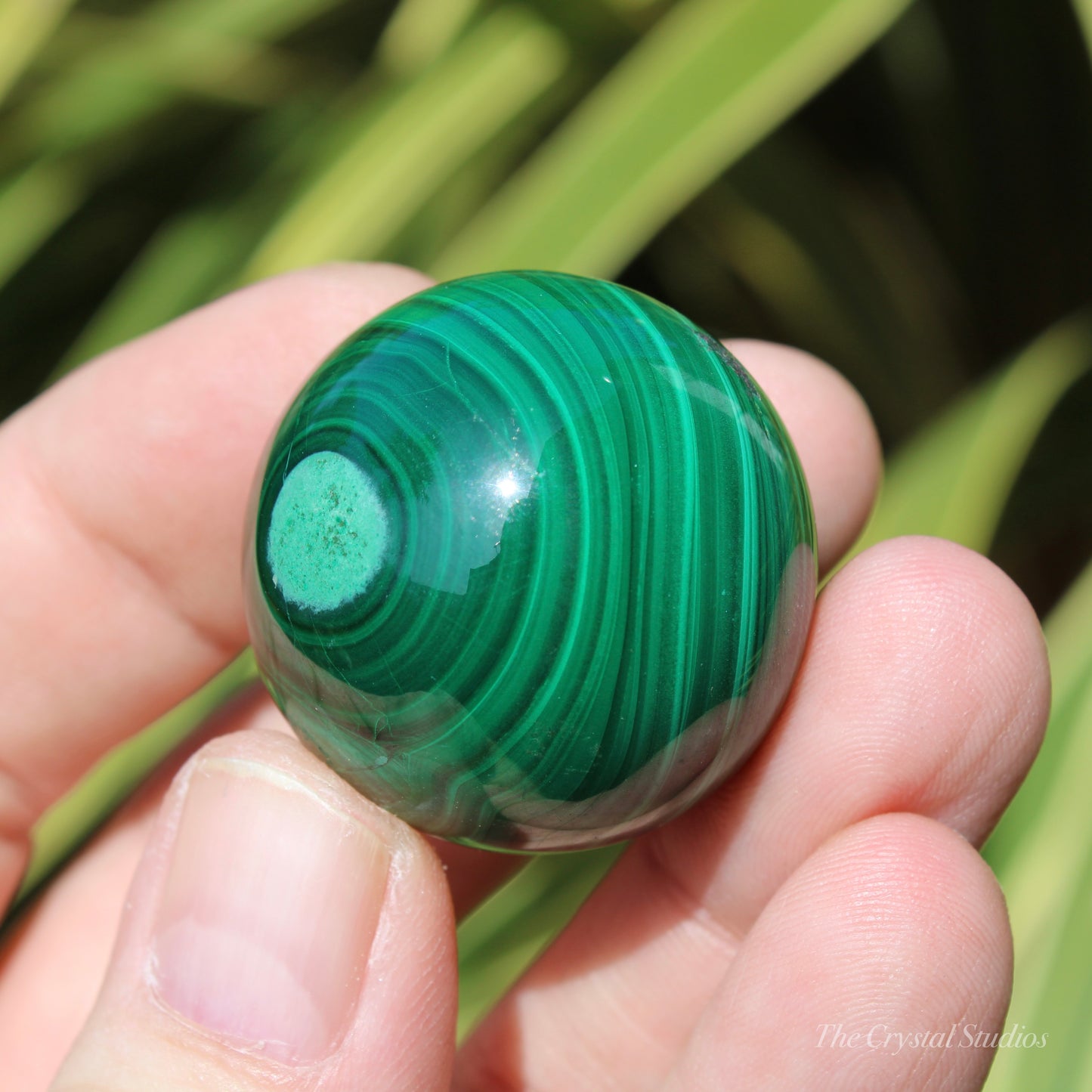 Malachite Polished Crystal Sphere