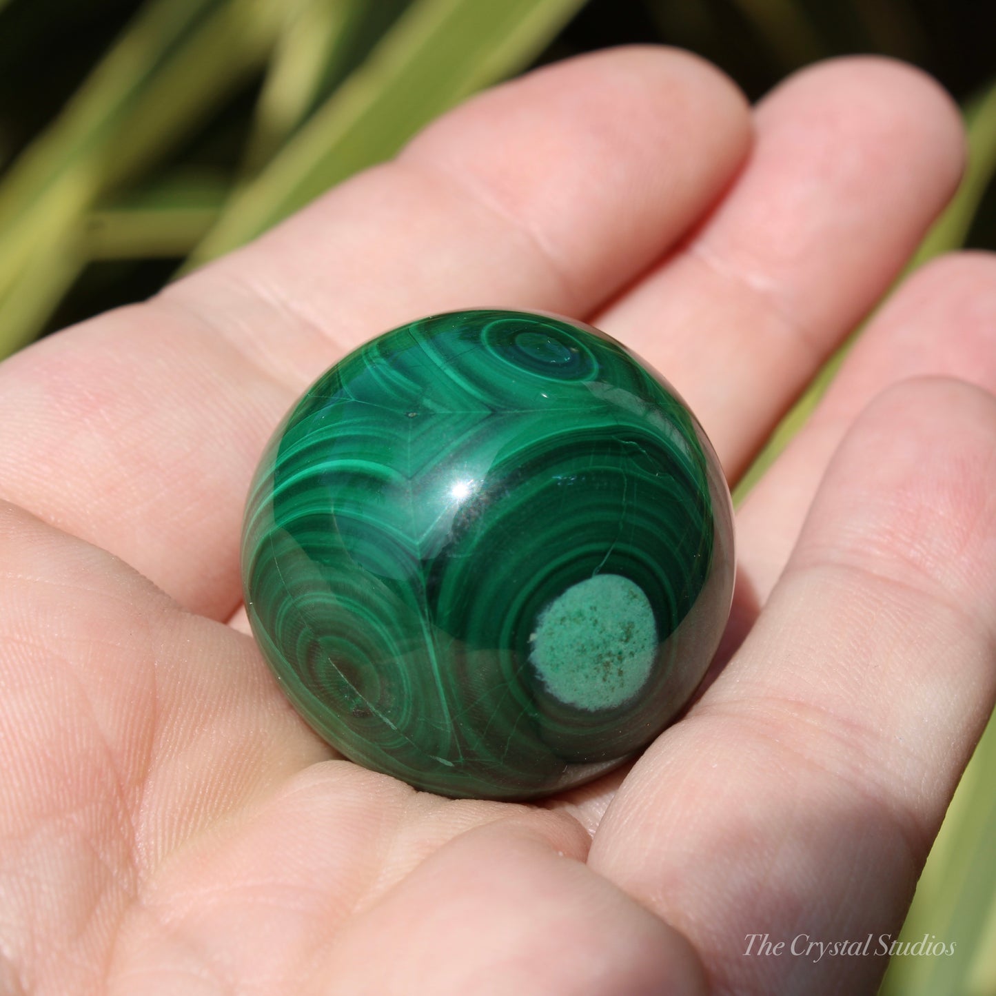 Malachite Polished Crystal Sphere