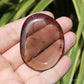 Smokey Quartz Polished Crystal Palm Stone