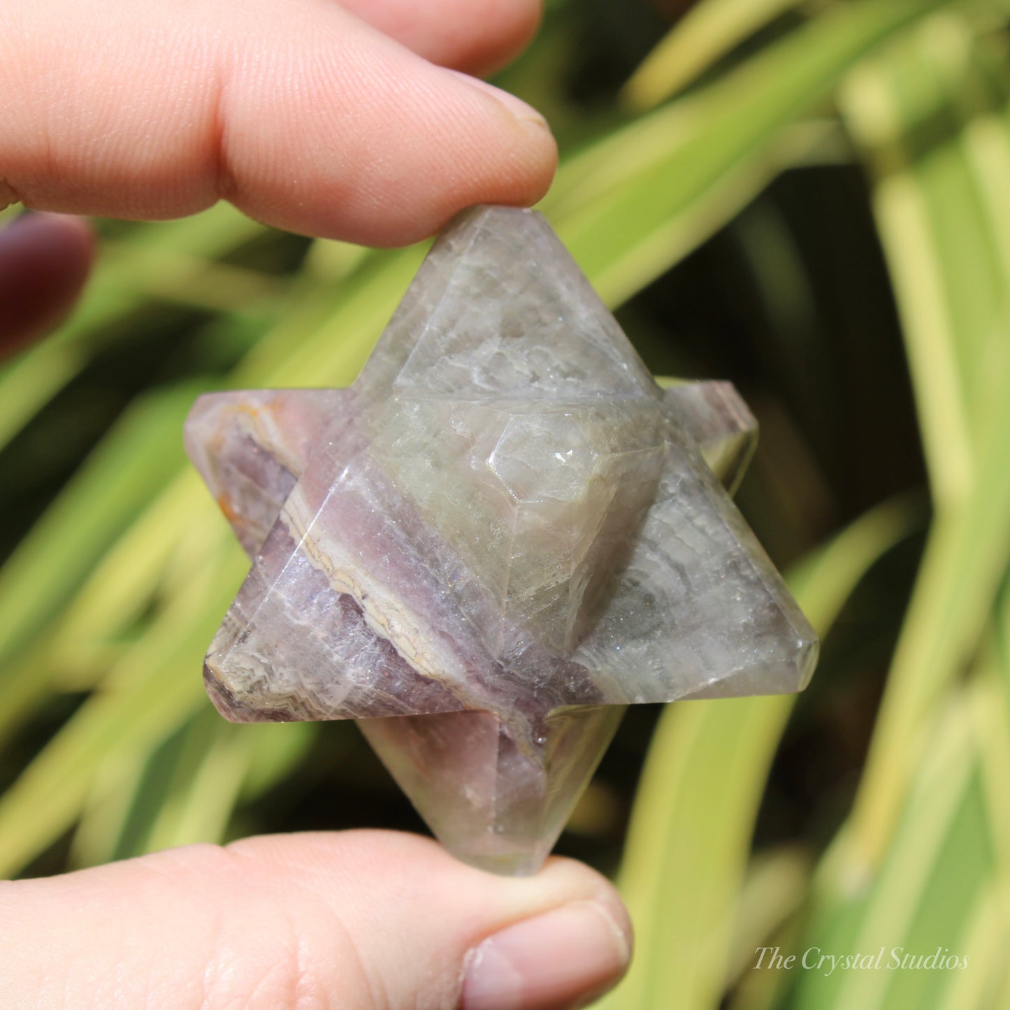 Fluorite Polished Crystal Merkaba