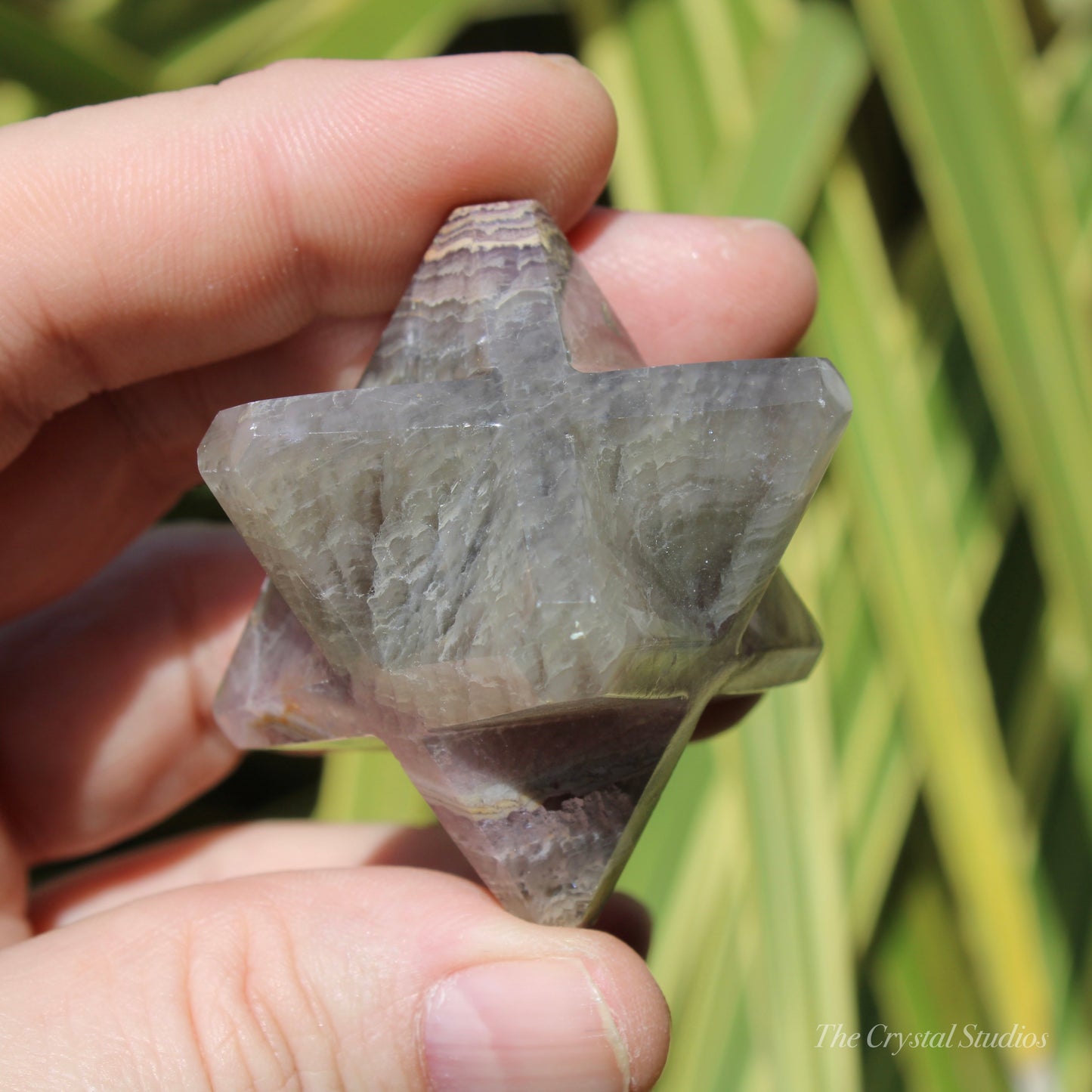 Fluorite Polished Crystal Merkaba