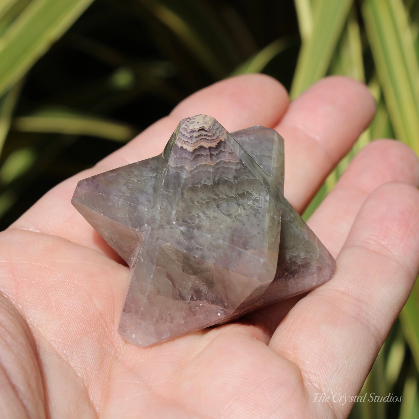 Fluorite Polished Crystal Merkaba