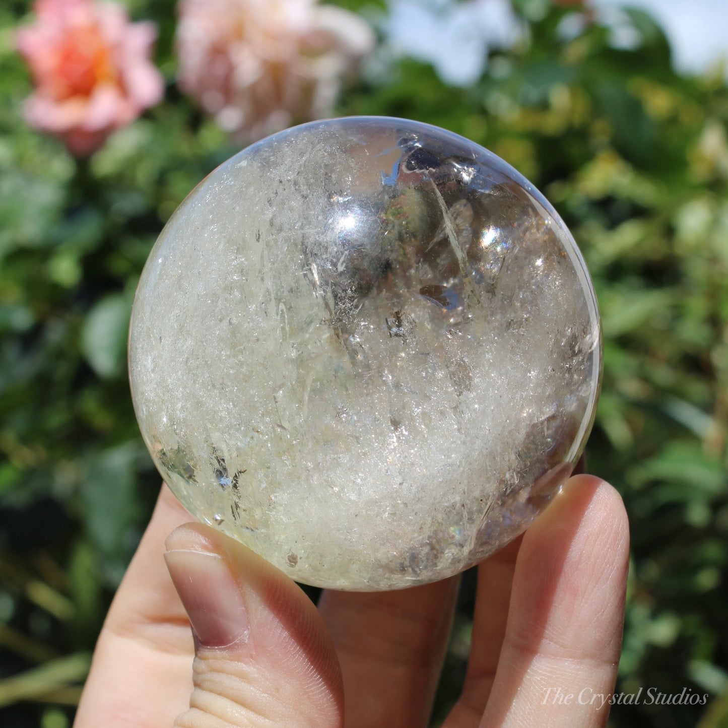 Natural Citrine Polished Crystal Sphere