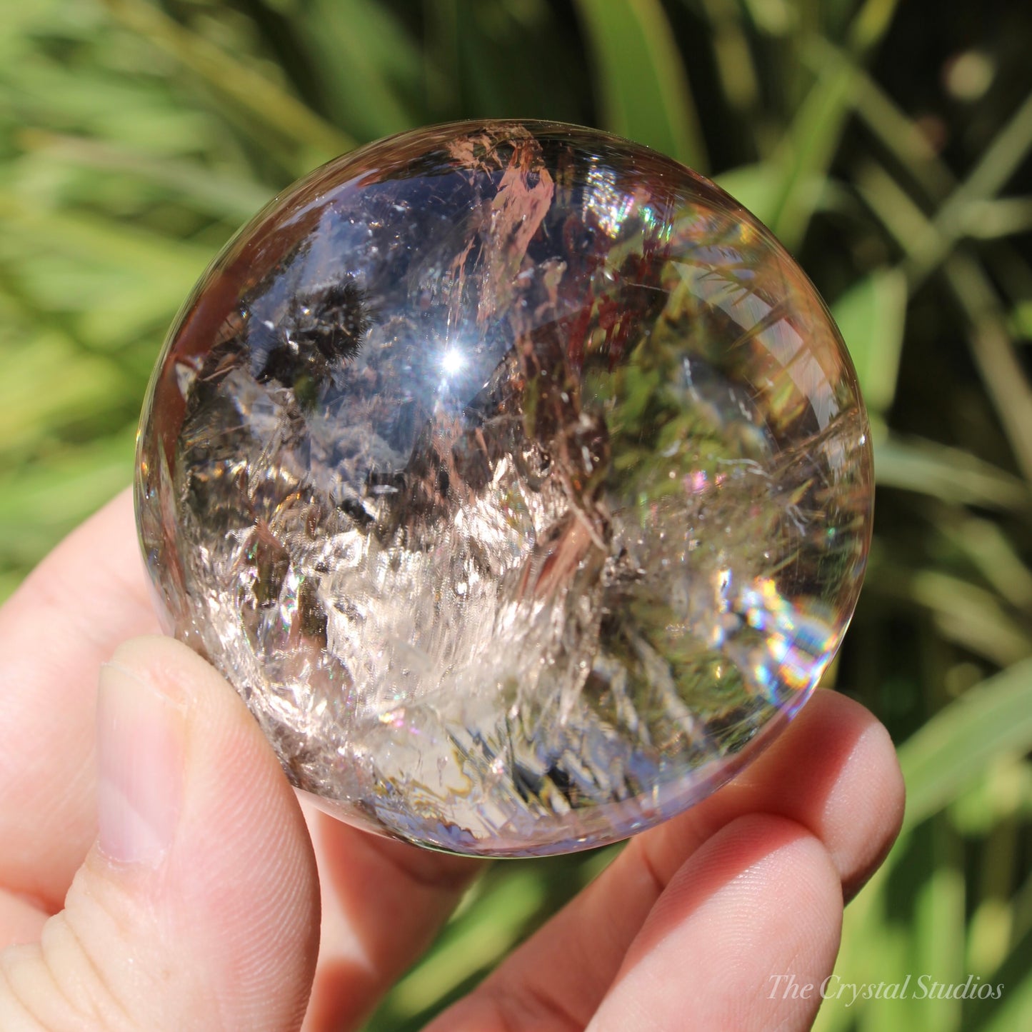 Natural Citrine Polished Crystal Sphere