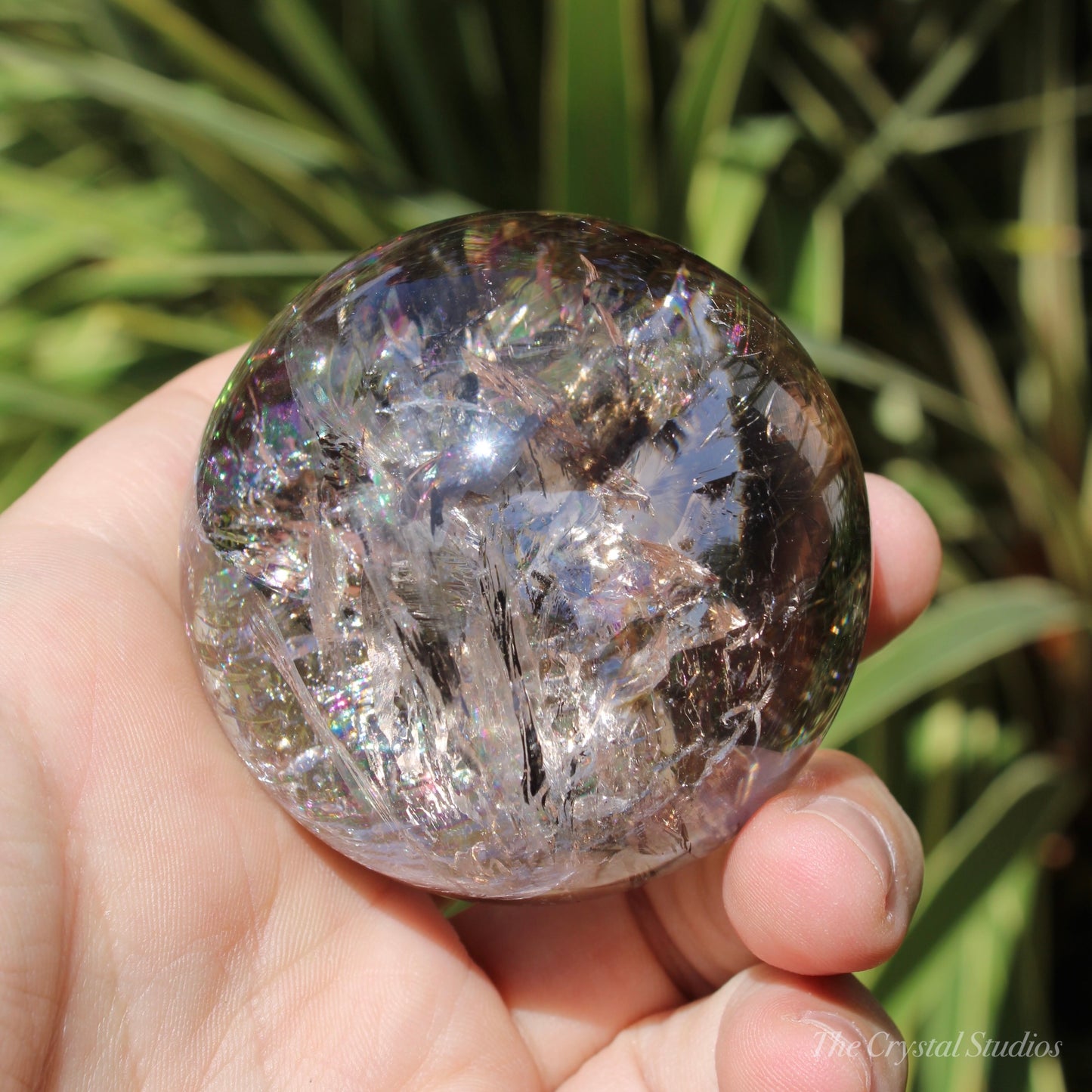 Natural Citrine Polished Crystal Sphere