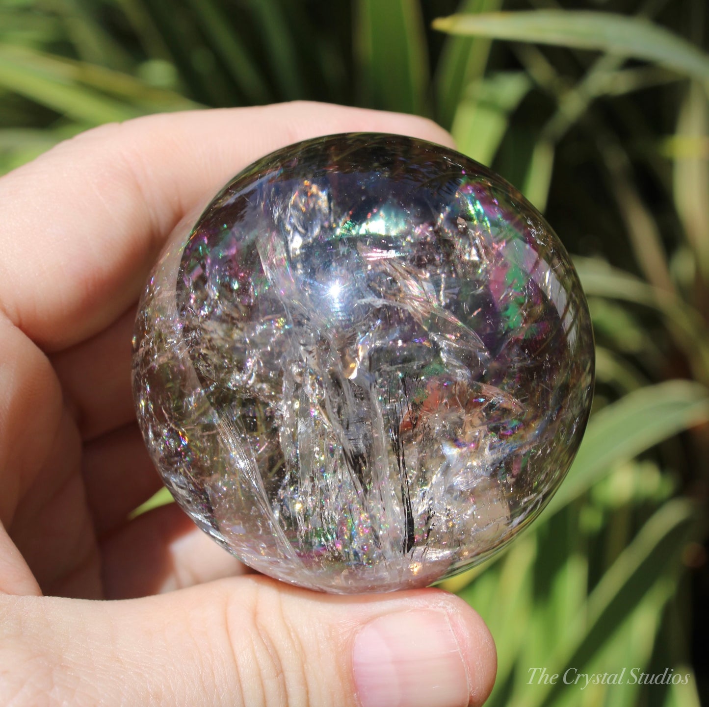 Natural Citrine Polished Crystal Sphere