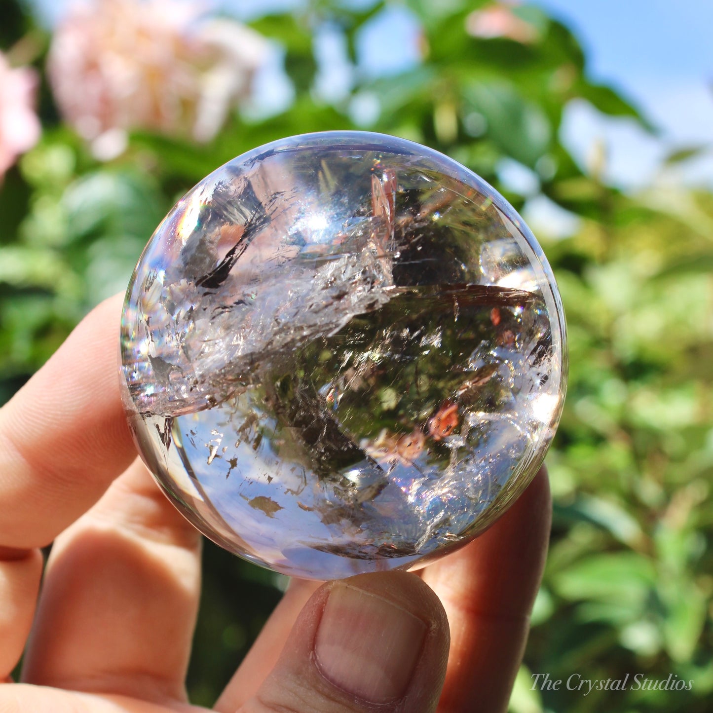 Natural Citrine Polished Crystal Sphere