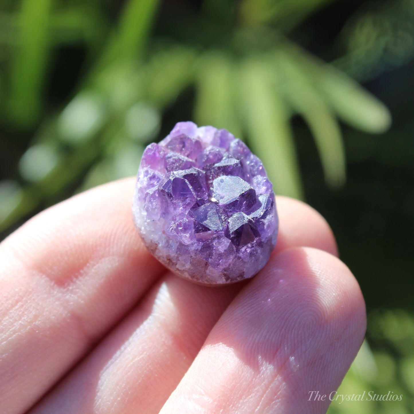 Amethyst Small Natural Crystal Cluster Disc