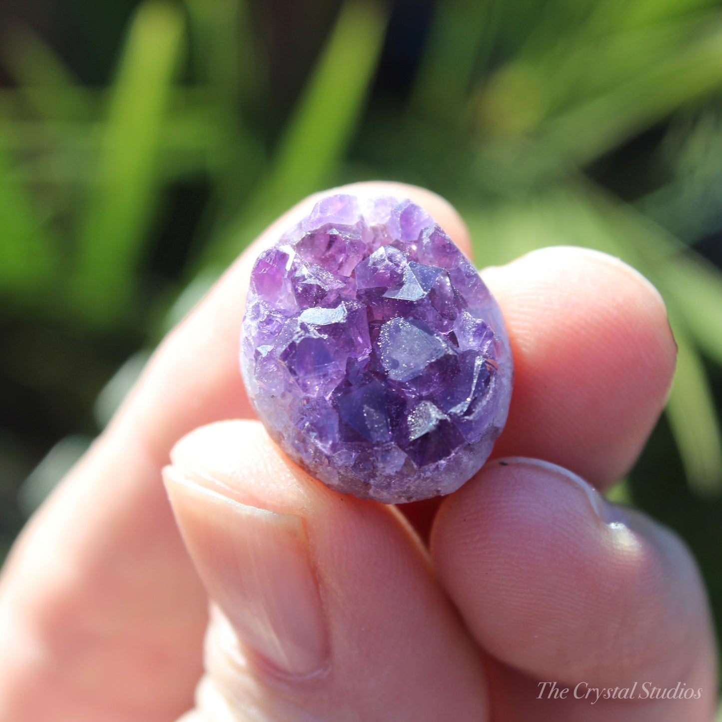 Amethyst Small Natural Crystal Cluster Disc