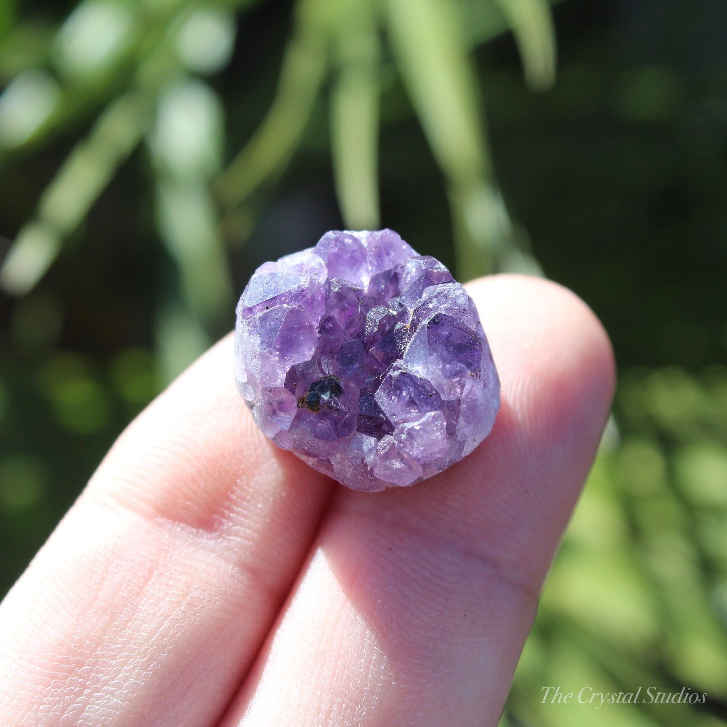 Amethyst Small Natural Crystal Cluster Disc