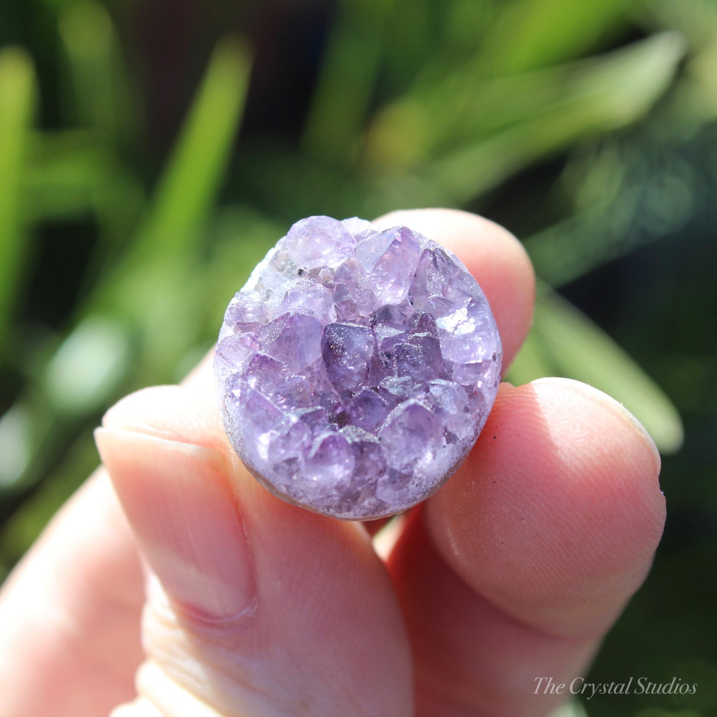 Amethyst Small Natural Crystal Cluster Disc