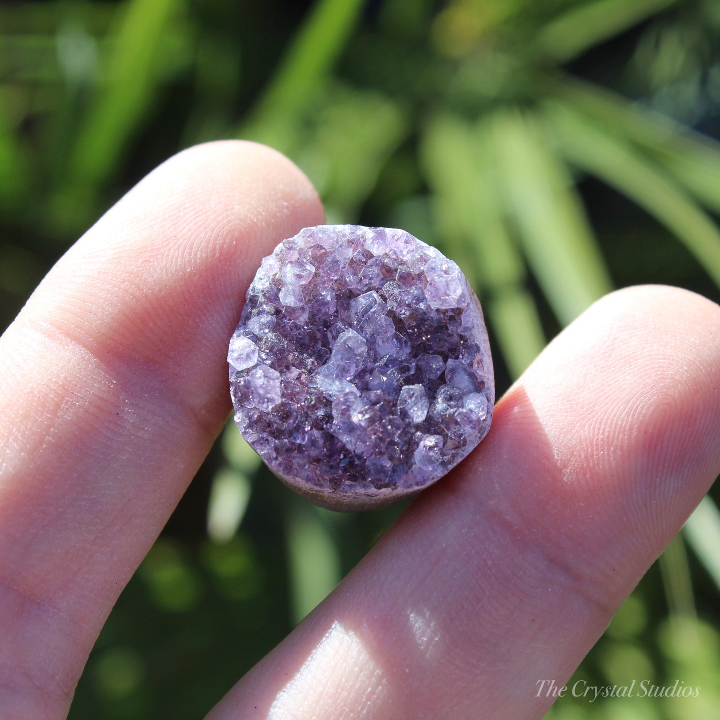 Amethyst Small Natural Crystal Cluster Disc