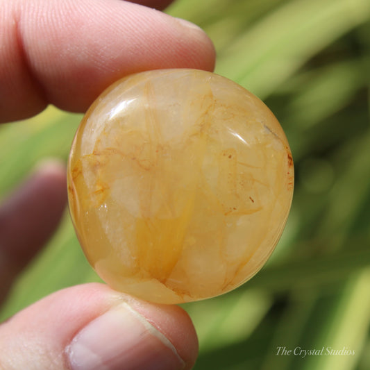 Golden Healer Large Polished Crystal Tumblestone