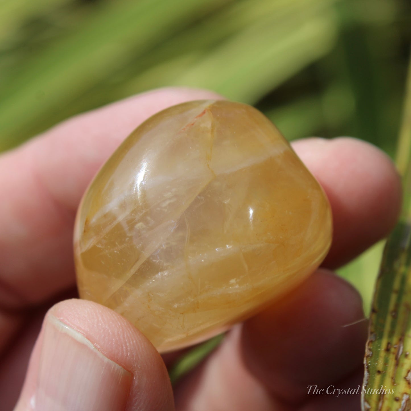 Golden Healer Large Polished Crystal Tumblestone