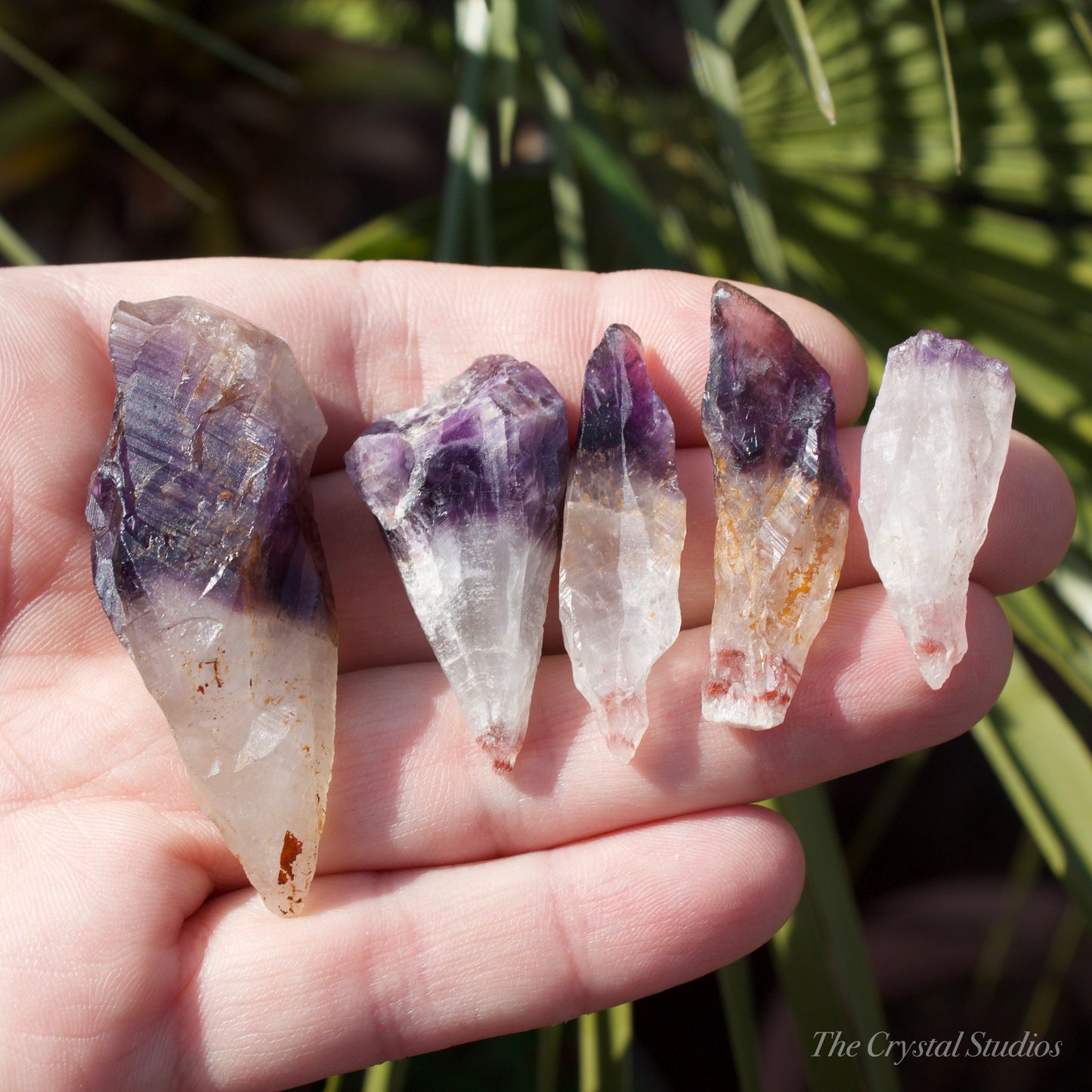 Auralite-23 Natural Crystal Point Set