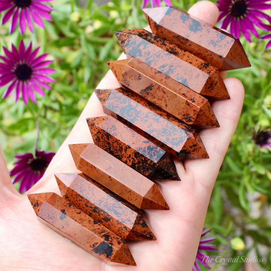 Mahogany Obsidian DT Polished Points