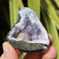 Chalcedony Amethyst & Calcite Natural Crystal Geode