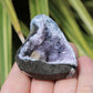 Chalcedony Amethyst & Calcite Natural Crystal Geode