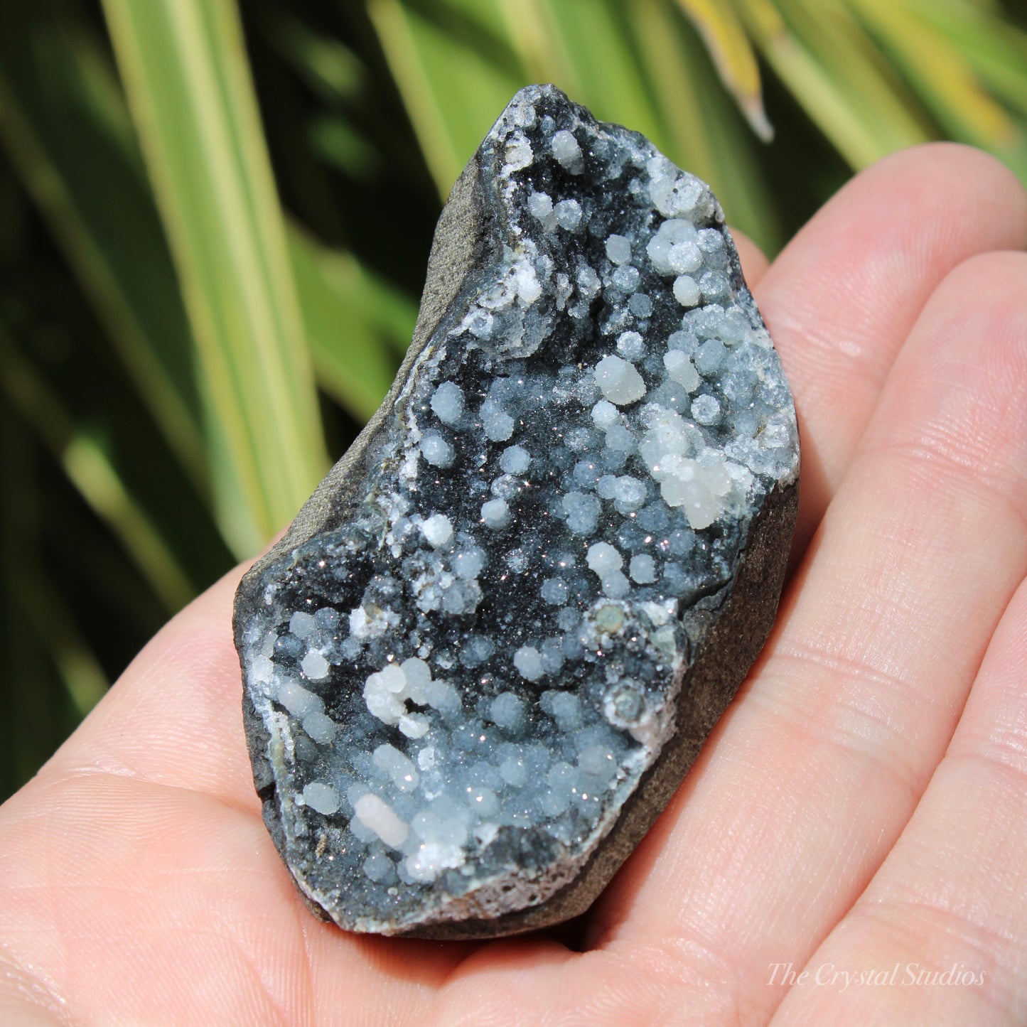 Chalcedony & Calcite Natural Crystal Geode