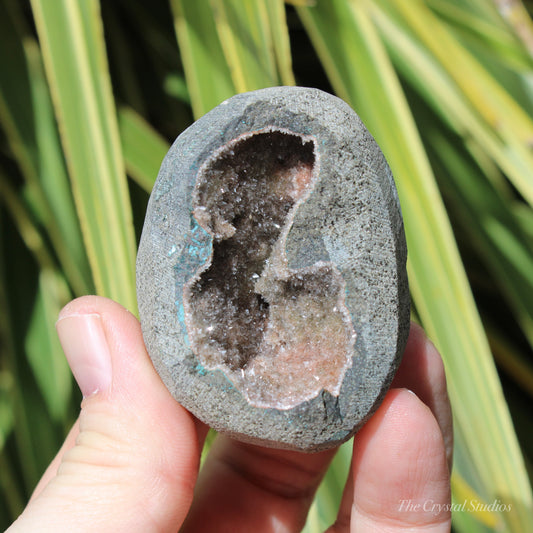 Chalcedony Natural Crystal Geode