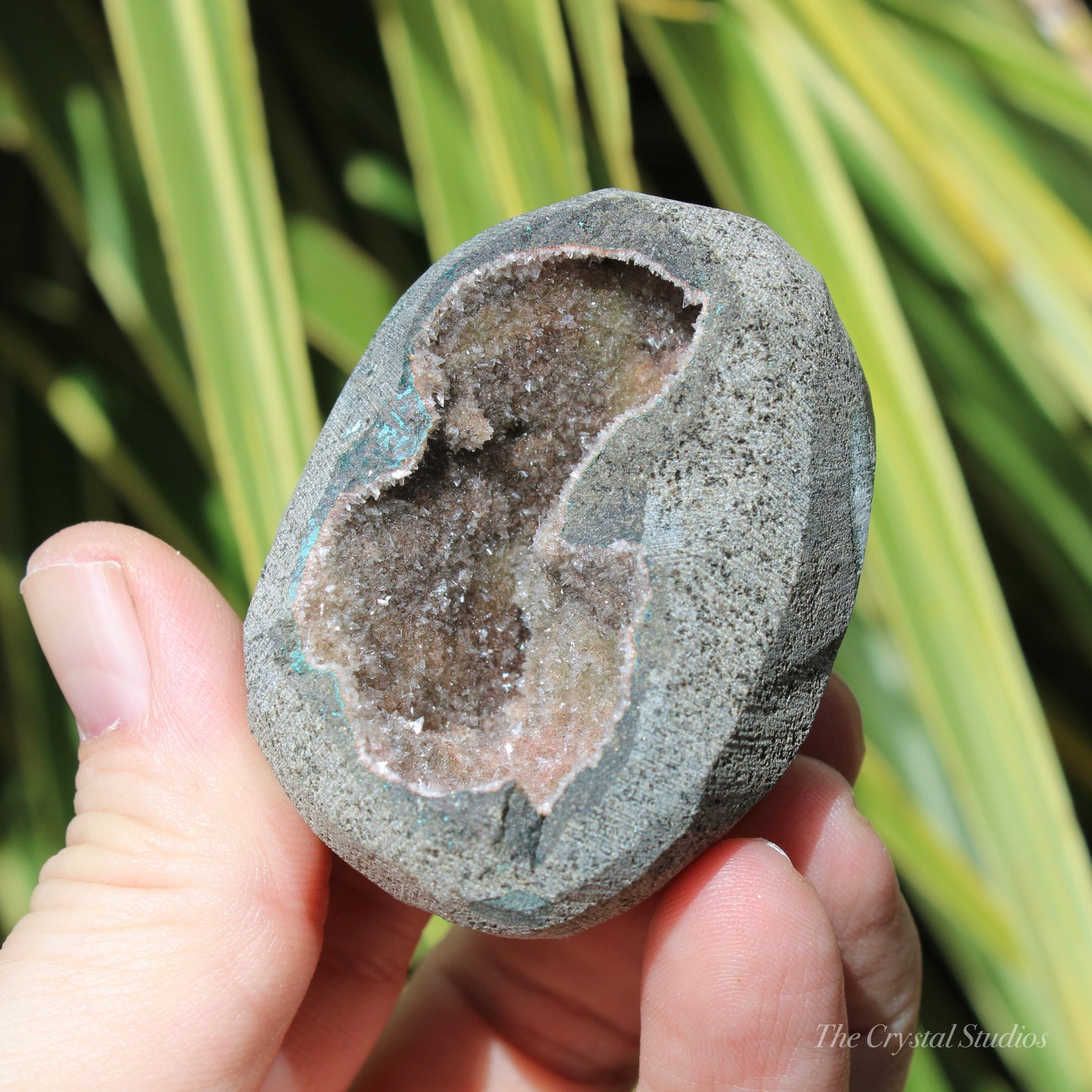 Chalcedony Natural Crystal Geode