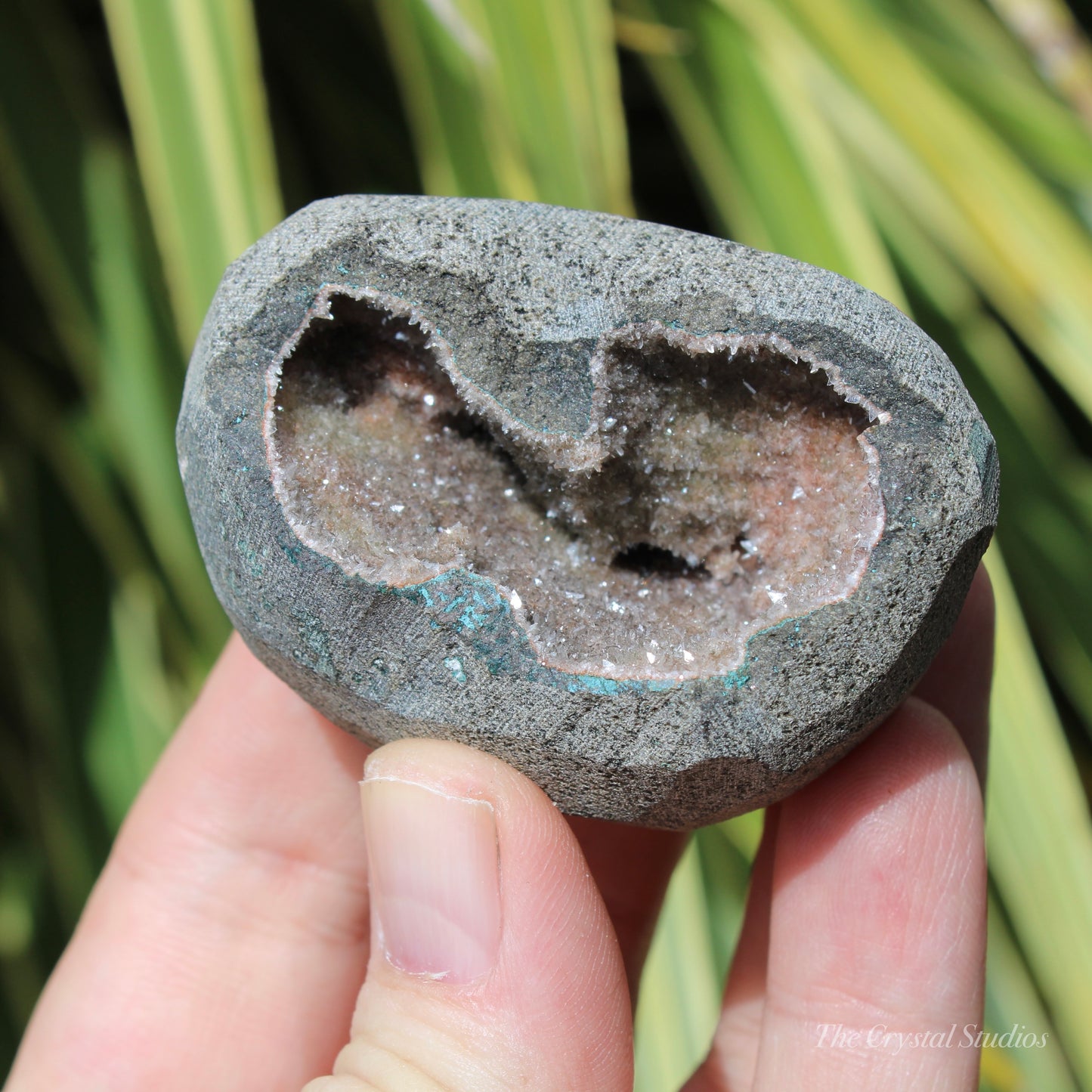 Chalcedony Natural Crystal Geode