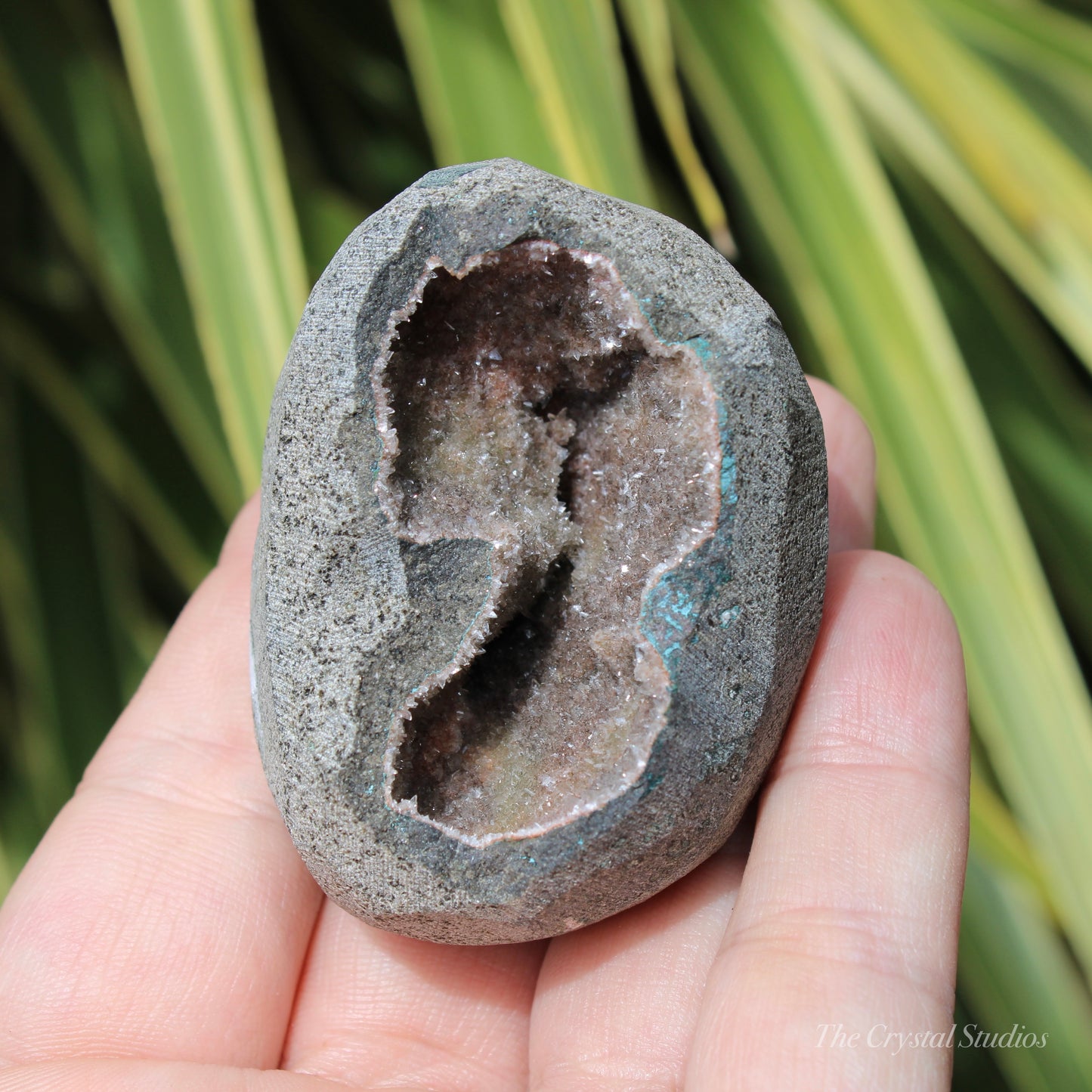 Chalcedony Natural Crystal Geode