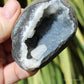 Chalcedony & Calcite Natural Crystal Geode