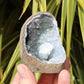 Chalcedony & Calcite Natural Crystal Geode