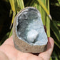 Chalcedony & Calcite Natural Crystal Geode