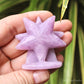 Lepidolite Double Standing Star Polished Crystal