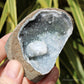 Chalcedony & Calcite Natural Crystal Geode