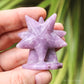 Lepidolite Double Standing Star Polished Crystal