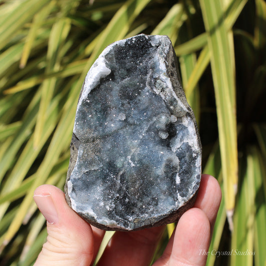 Chalcedony & Calcite Natural Crystal Geode