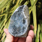 Chalcedony & Calcite Natural Crystal Geode