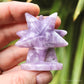 Lepidolite Double Standing Star Polished Crystal