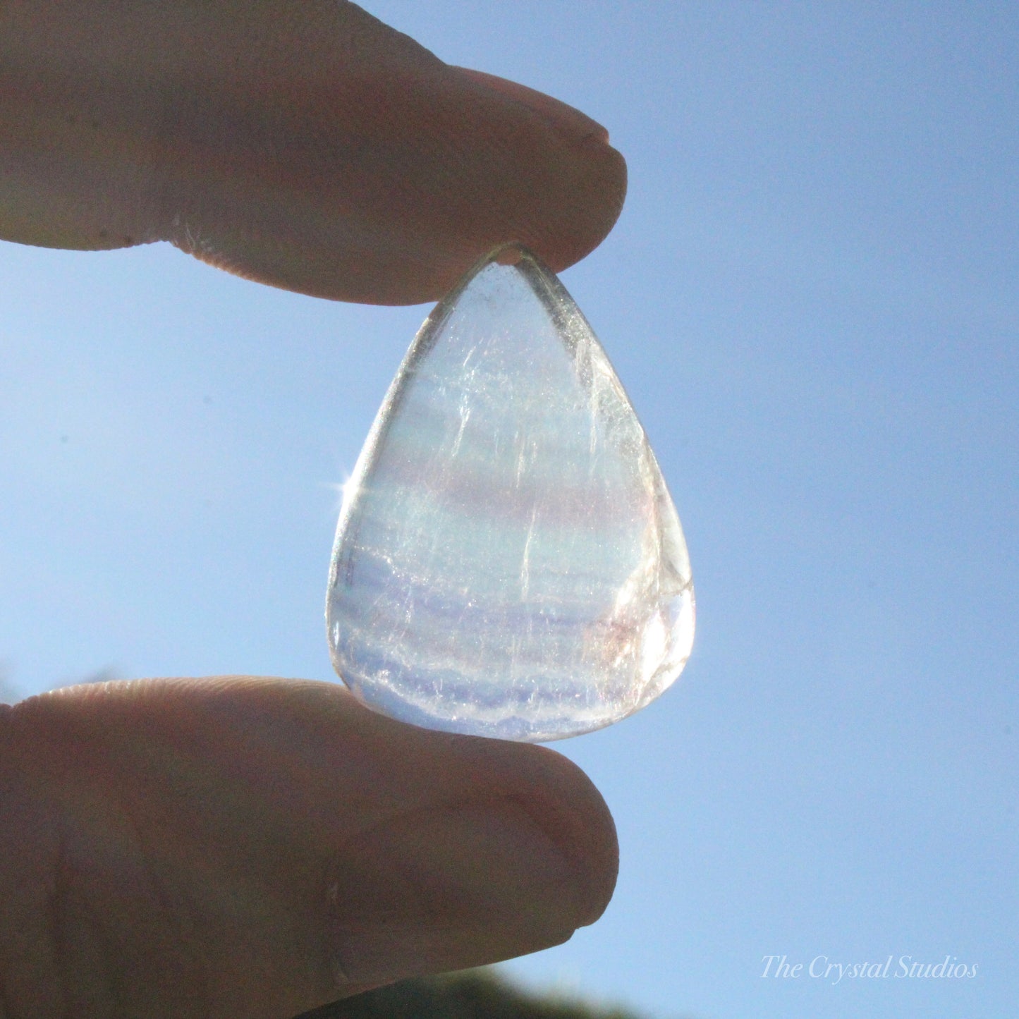 Fluorite Polished Cabochon Crystal