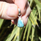 Larimar Silver Plated Small Classic Pendant