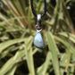 Larimar Silver Plated Small Classic Pendant