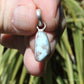 Larimar Silver Plated Small Classic Pendant