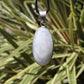 Rainbow Moonstone Silver Plated Classic Pendant