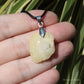 Yellow Brucite Natural Crystal Pendant