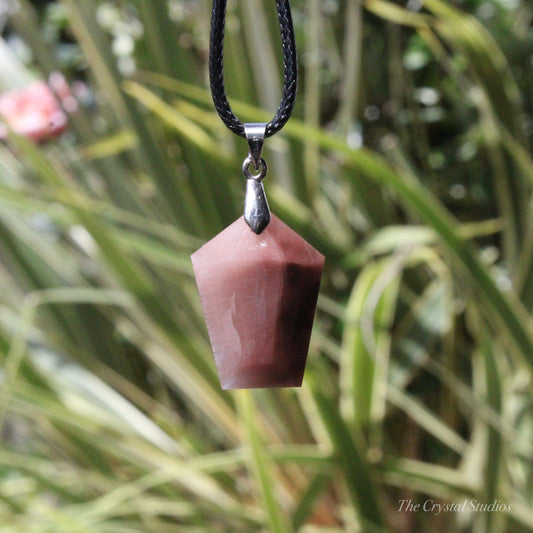 Rutilated Quartz Faceted Crystal Pendant