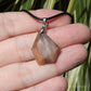 Rutilated Quartz Faceted Crystal Pendant