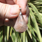 Rutilated Quartz Faceted Crystal Pendant