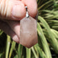 Rutilated Quartz Faceted Crystal Pendant