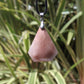 Rutilated Quartz Faceted Crystal Pendant