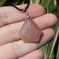 Rutilated Quartz Faceted Crystal Pendant