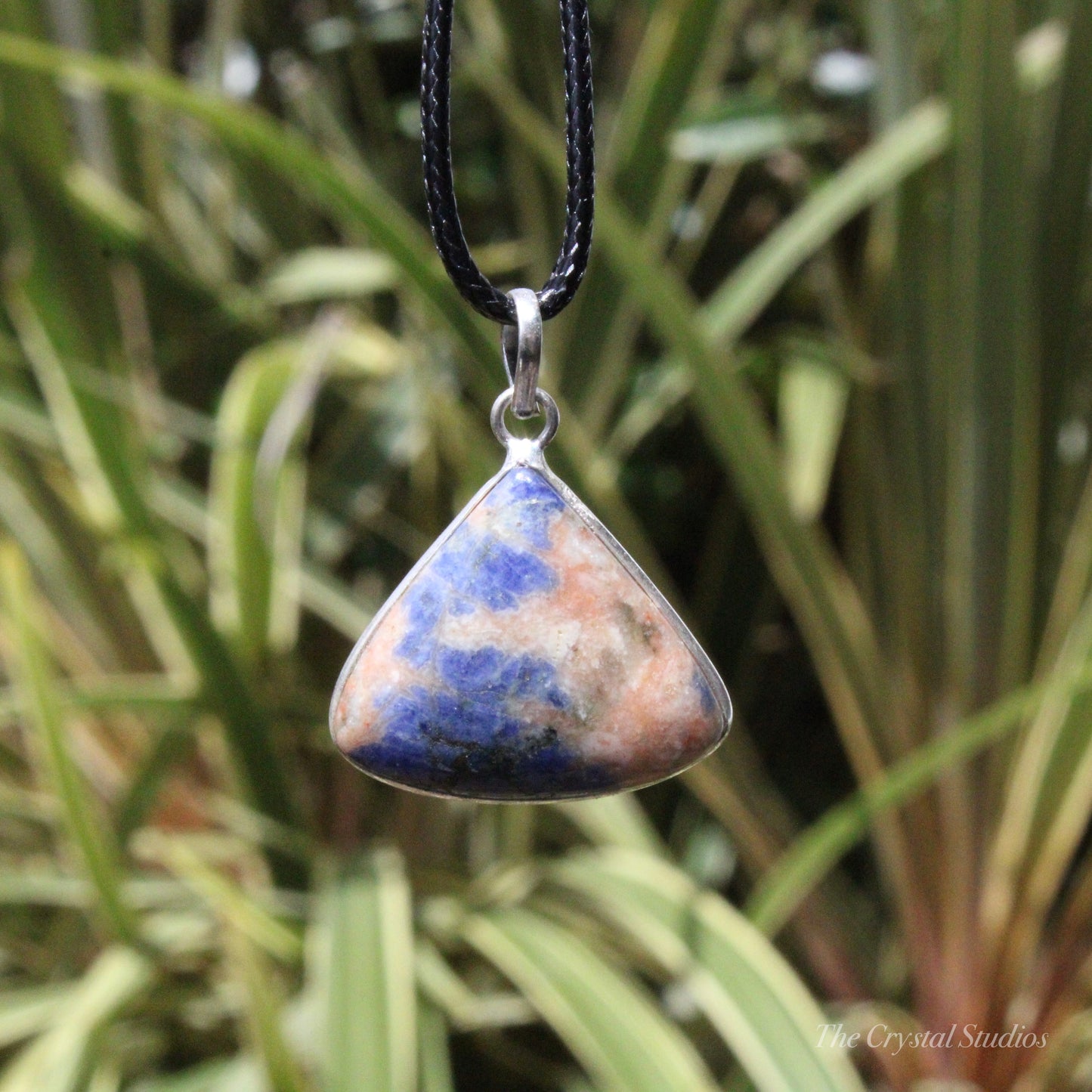 Sodalite Classic Silver Pendant